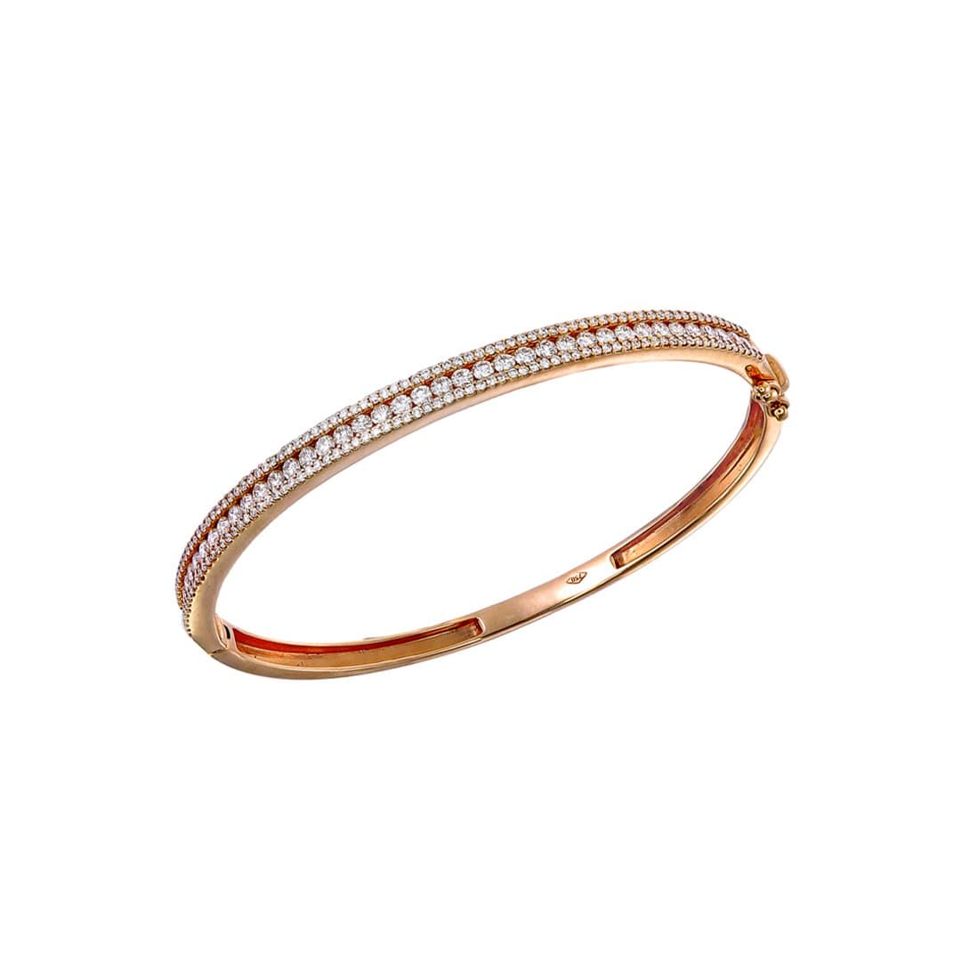 Classic Round Diamond Bangle