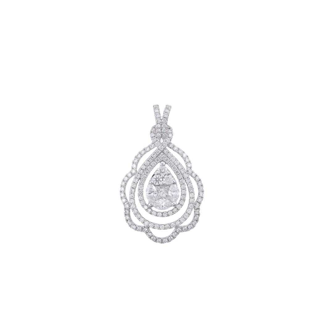 Encircled Lavish Pear Pendant