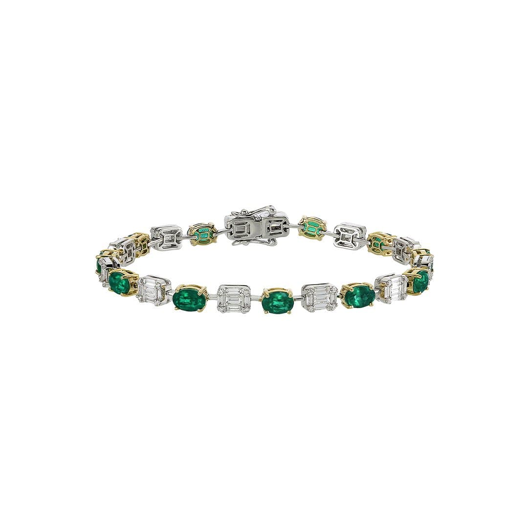 Diamond & Emerald Bracelet