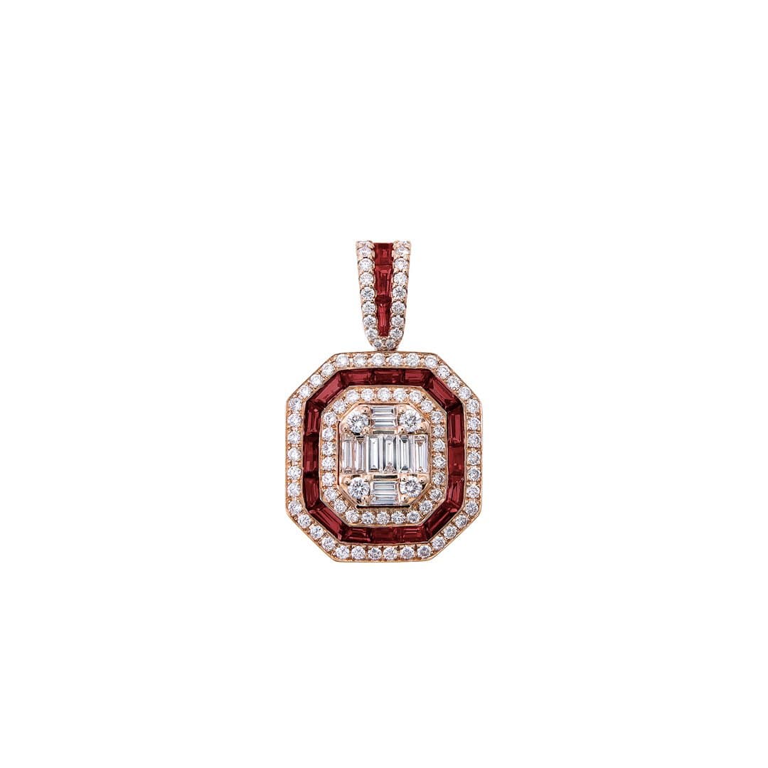 Diamond & Ruby Pendant