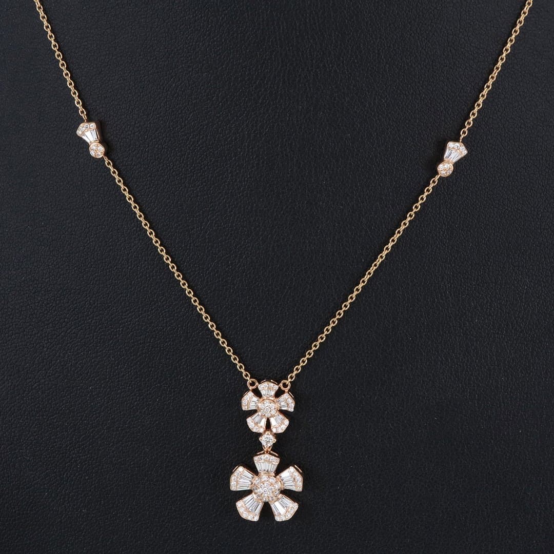 Twin-Flora Necklace