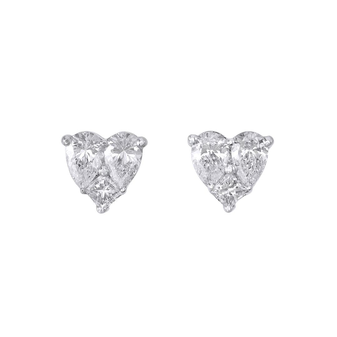 Heart Studs